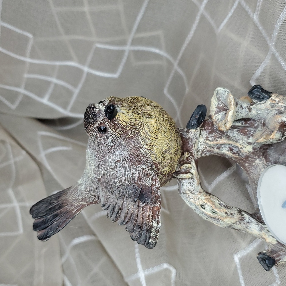 NWOT Charming Chickadee Bird Tealight Holder - Picture 3 of 7